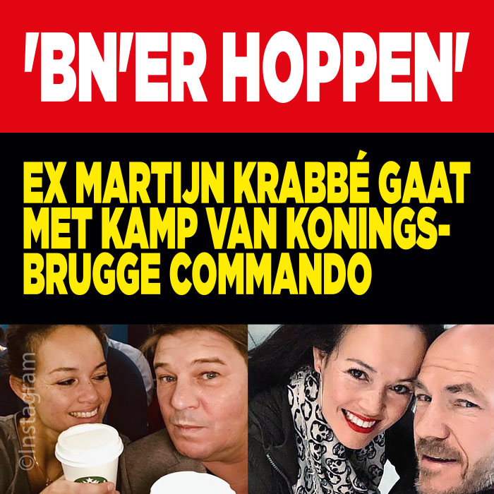 Ex Martijn Krabbé hopt naar andere BN'er