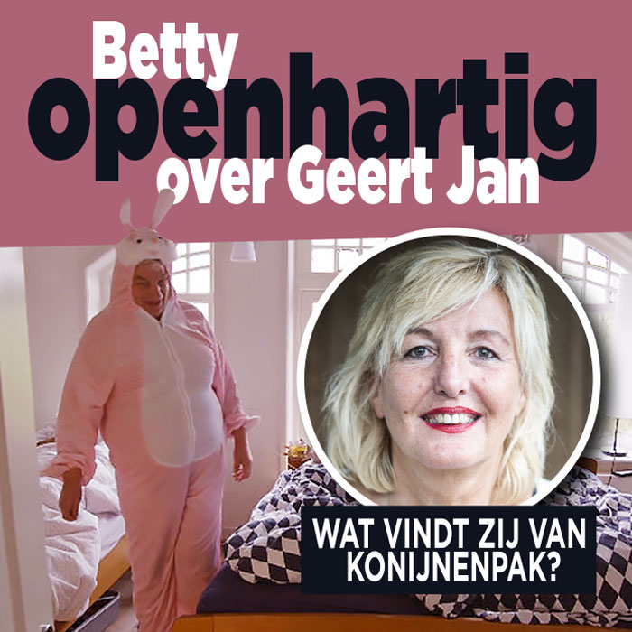 Dit vindt Betty van konijnenpak boer Geert Jan