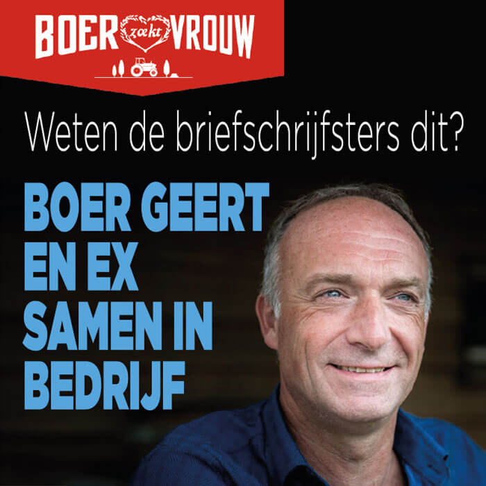 &#8216;Boer Geert nog intensief contact met ex-vrouw&#8217;