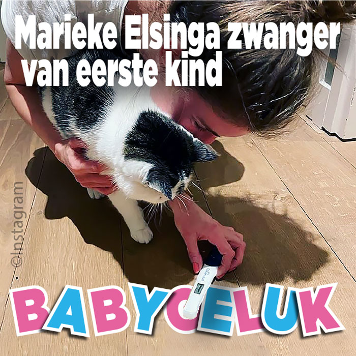 Marieke Elsinga is zwanger