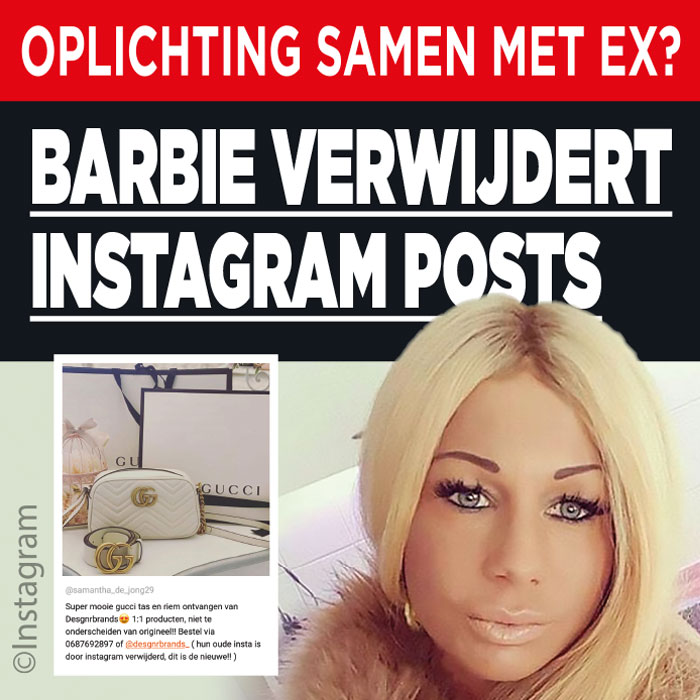 FIOD ook achter Barbie aan? ‘Instagram-posts met nep-merkkleding verwijderd’