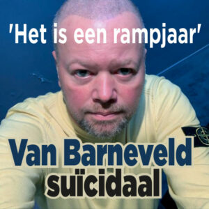 Van Barneveld heeft suïcidale gedachten
