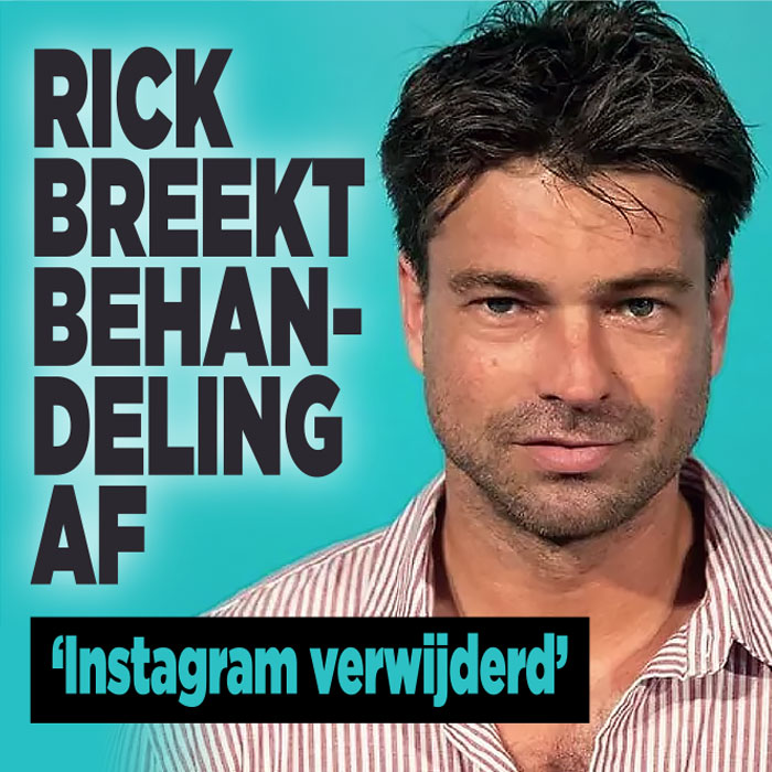Rick Brandsteder breekt behandeling in kliniek af? &#8216;Instagram verwijderd&#8217;