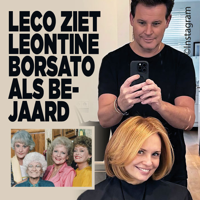 Leco van Zadelhoff ziet Leontine als bejaard