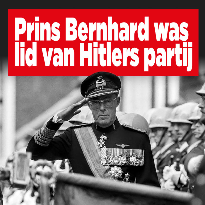 Prins Bernhard was lid van Hitlers partij