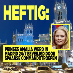 Heftig: prinses Amalia werd in Madrid 24/7 beveiligd door Spaanse commandotroepen