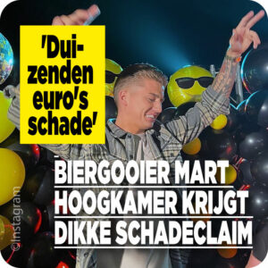 Biergooier Mart Hoogkamer krijgt dikke schadeclaim: &#8216;Duizenden euro&#8217;s schade&#8217;