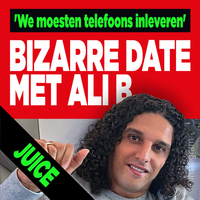 JUICE! Bizarre date met Ali B &#8216;We moesten telefoons inleveren&#8217;