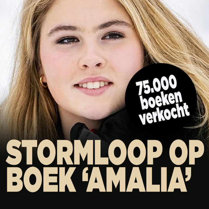Stormloop op boek ‘Amalia’: 75.000 exemplaren verkocht