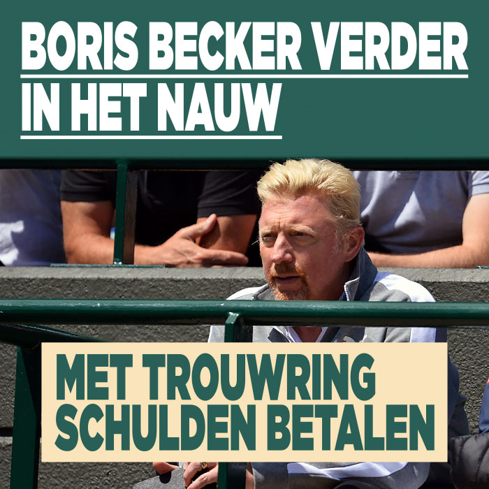 Boris Becker verder in het nauw: &#8216;Met trouwring schulden betalen&#8217;