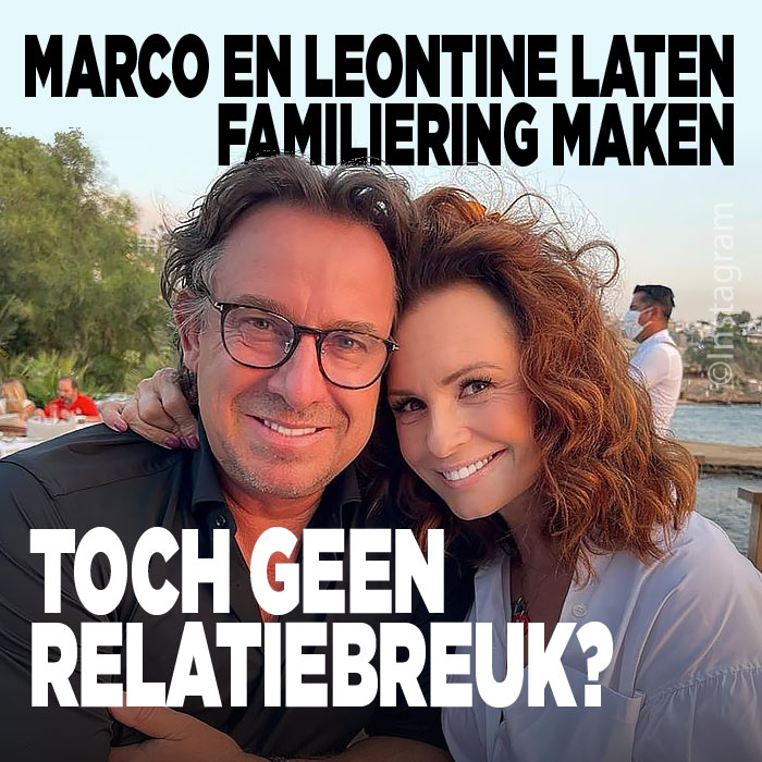 Marco en Leontine laten familiering maken