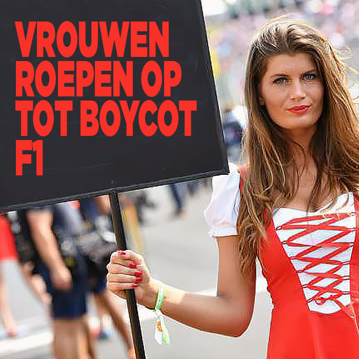 Vrouwen roepen op tot boycot F1
