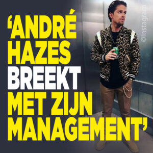 &#8216;André Hazes breekt met management&#8217;