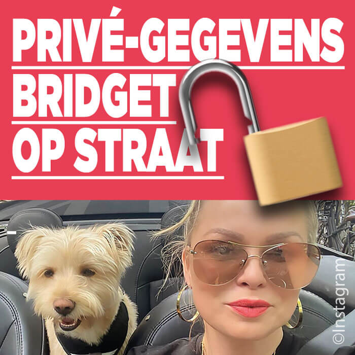Privé-gegevens Bridget op straat