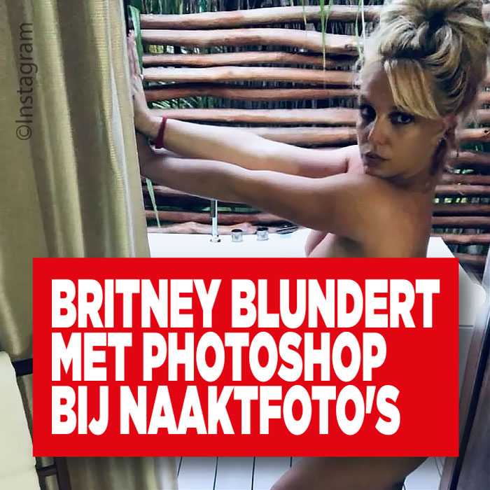 Britney blundert met naaktfoto's