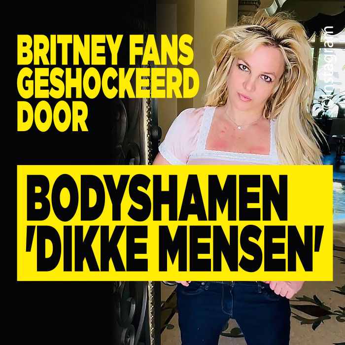 Britney shockeert met instagrampost