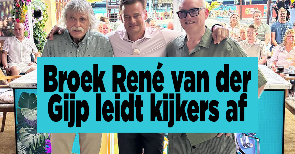 Broek van René leidt af