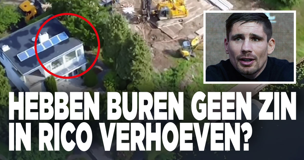 Hebben buren geen trek in Rico?