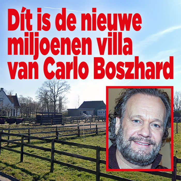 Carlo Boszhard koopt miljoenen villa