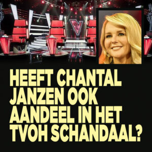Heeft Chantal Janzen ook aandeel in het TVOH-schandaal?