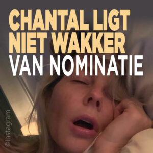 Chantal ligt niet wakker van nominatie Televizier Ring