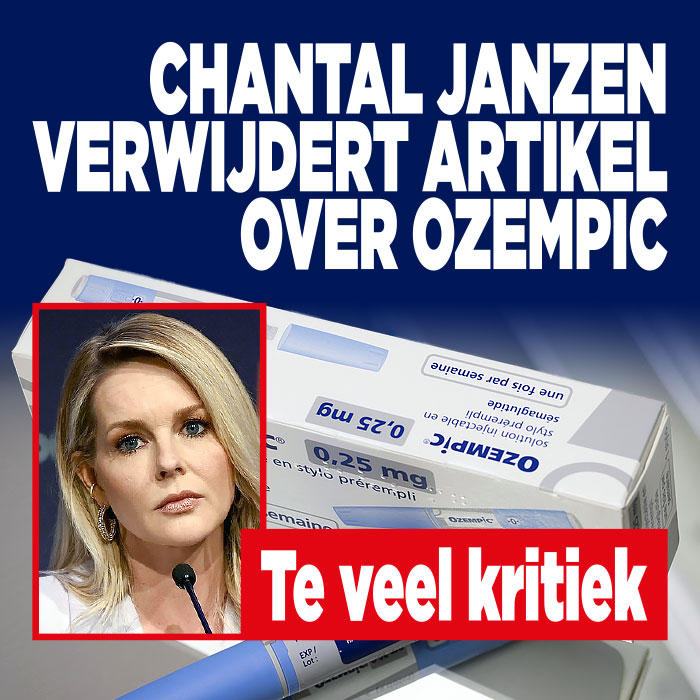 Chantal Janzen verwijdert artikel over Ozempic: &#8216;Te veel kritiek&#8217;