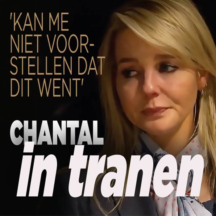 Chantal Janzen in tranen: ‘Ik zal het nooit vergeten’