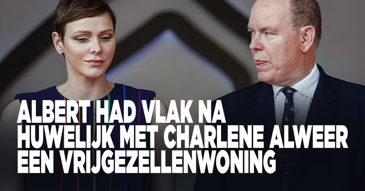 Albert had vrijgezellenwoning