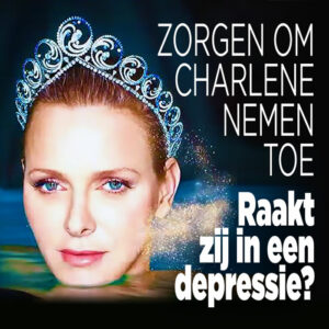 Zorgen om Charlene nemen toe: raakt zij in een depressie?
