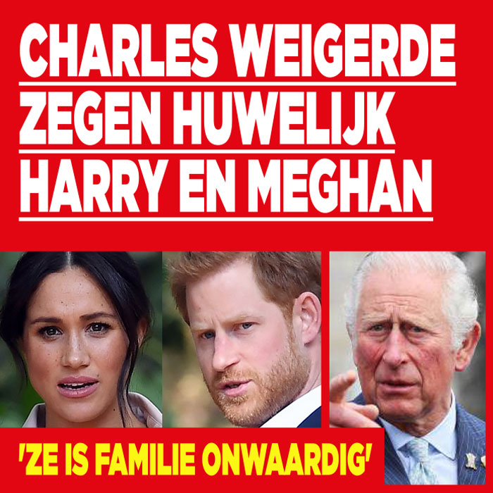 Charles weigerde zegen huwelijk Harry Meghan