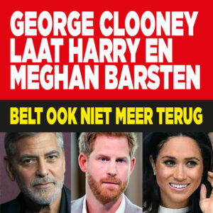 George Clooney laat Harry en Meghan barsten: &#8216;Belt ook niet meer terug&#8217;