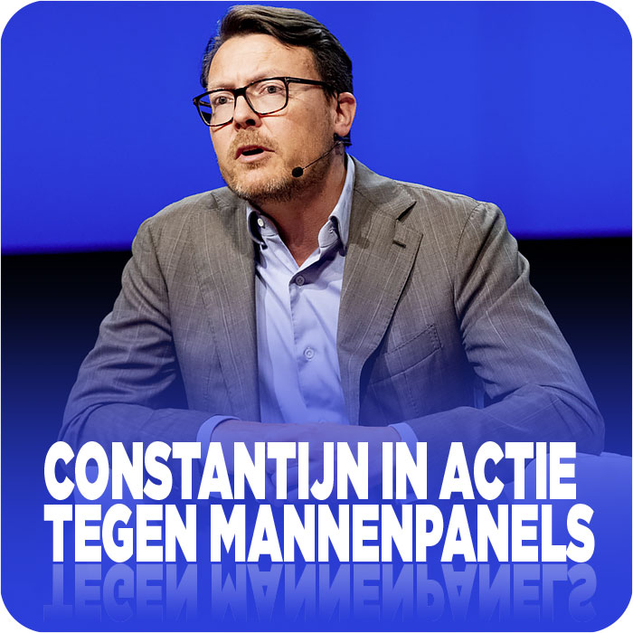 Constantijn|Constantijn doet niet mee panels zonder vrouwen.