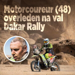 Coureur Edwin Straver overleden na val Dakar Rally