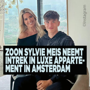 Zoon Sylvie Meis neemt intrek in luxe appartement in Amsterdam