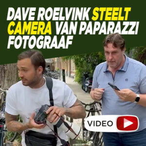 Dave Roelvink steelt camera van paparazzi fotograaf