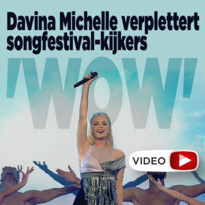 Wow! Davina Michelle verplettert songfestival-kijkers