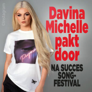 Davina Michelle pakt door na songfestival-succes