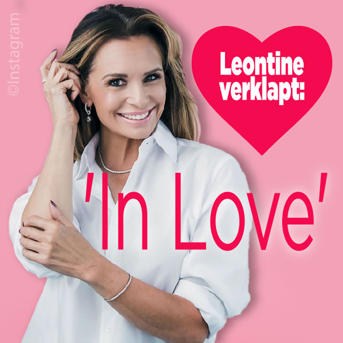 Leontine Borsato viert feest: &#8216;In love!&#8217;
