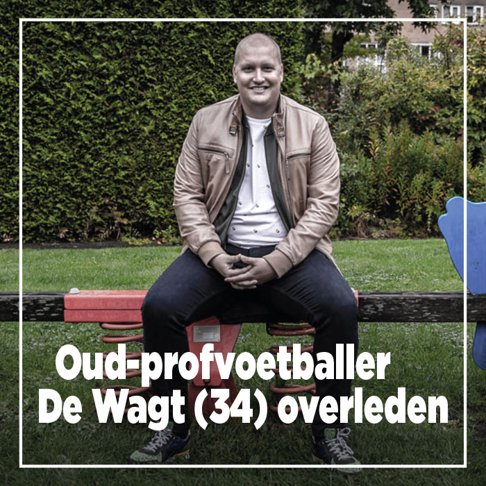Oud-voetballer De Wagt (34) overleden