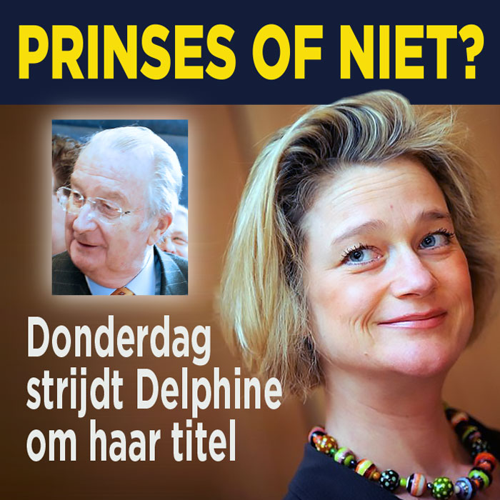 Wordt Delphine donderdag de nieuwe prinses van België?