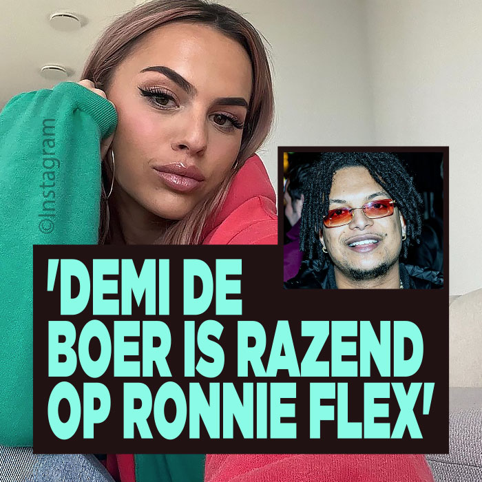 Demi de Boer WOEST op Ronnie FLex