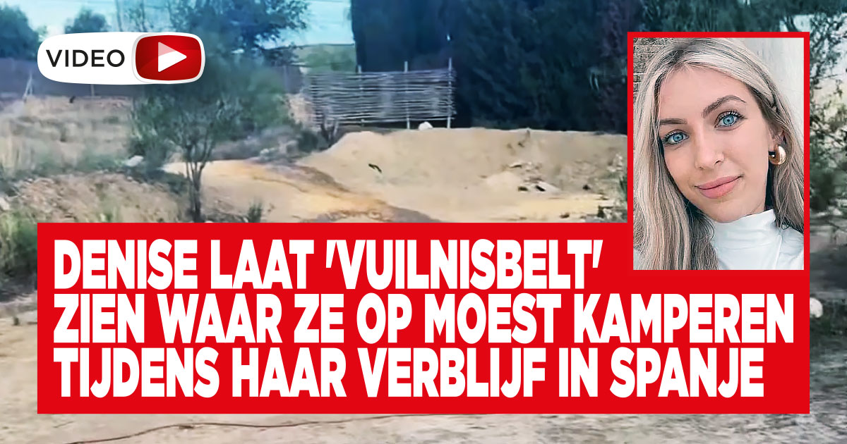 Denise moest kamperen op lokale vuilnisbelt