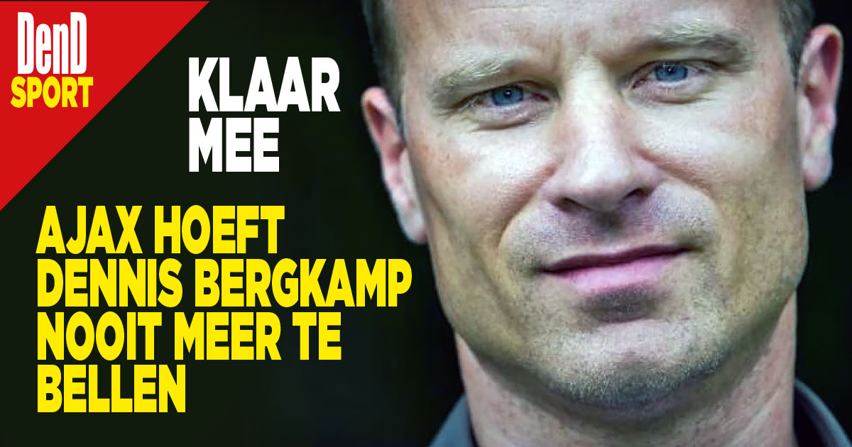 Dennis is er klaar mee