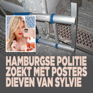 Hamburgse politie zoekt met posters dieven van Sylvie Meis