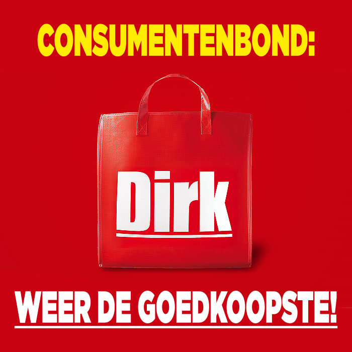 Consumentenbond: Dirk veruit de goedkoopste van Nederland