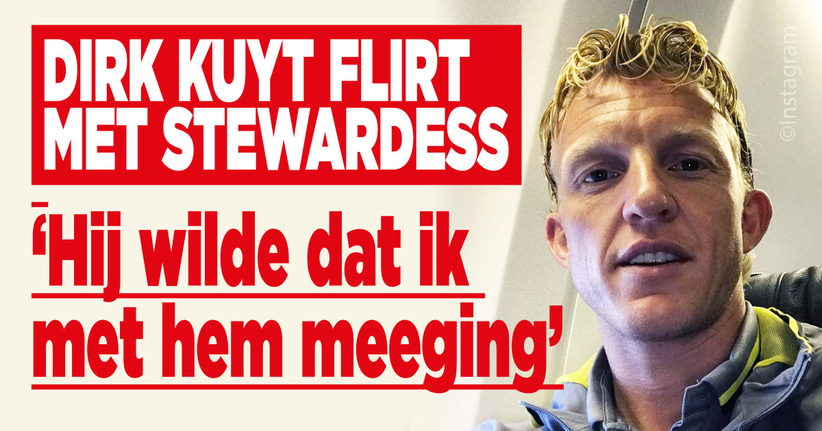 Dirk zag wel wat in de stewardess