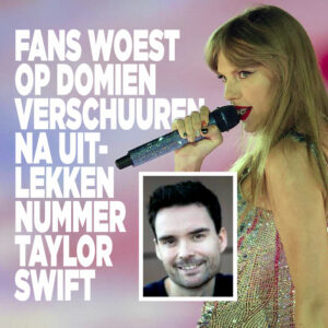 Fans woest op Domien Verschuuren na uitlekken nummer Taylor Swift