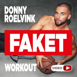 Donny Roelvink faket workout