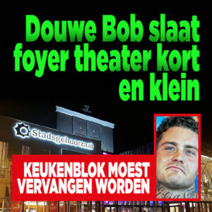 Douwe Bob slaat Foyer theater kort en klein: &#8216;Keukenblok moest vervangen worden&#8217;