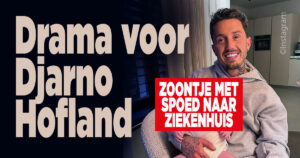 Drama voor Djarno Hofland: zoontje met spoed naar ziekenhuis